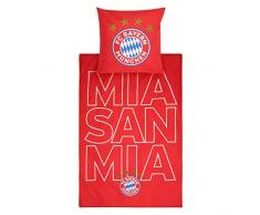 FC Bayern München Bettwäsche Glow mia San mia