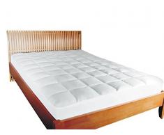 MESANA Premium Matratzen-Schoner | Größe: 180x200 cm, Höhe: 27cm | weiß aus Soft Touch Microfaser | 100% Polyester | Matratzen-Auflage auch für Ihr Boxspring-Bett und Wasserbett | Unter-Bett