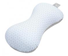 Babymoov Mum und B Fresh Still-/Schwangerschafts-/Lagerungskissen, ergonomisch, kompakt, mit Hebammen entwickelt, blau