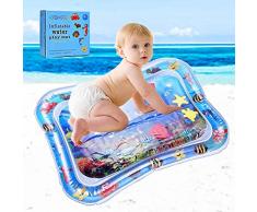 Arlando Wassermatte Baby, aufblasbar Wasser Spielmatte 66X50cm BPA-frei Wasserkissen Wasserfüllung Wasserpark Sommer Geschenk für Baby Kleinkinder Säuglinge Neugeborene 3 6 9 Monate