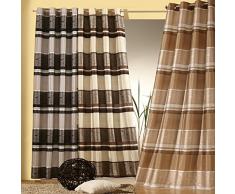 Gardine BLICKDICHT Vorhang Ösenschal aus edel glänzendem Jacquard-Gewebe in schwarz silber HxB 245x140 cm hochwertige Qualität mit schönem Fall ...auspacken, aufhängen, fertig! Typ195