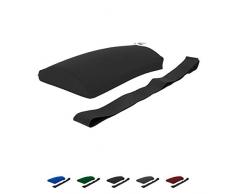 Sport-Tec Lendenkissen mit Bezug und Gurt Sitzkissen Rückenkissen für Büro und Auto