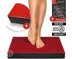 MesseNeuheit 2020! 2in1 Balance Pad + Akupressur Noppen, XXL Balancekissen für Ihr Gleichgewicht & Förderung der Durchblutung. Rehabilitation,Physio & exzellentes Training! BPX100 - inkl. Übungsposter