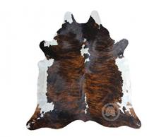 Sunshine Cowhides Teppich aus Kuhfell, Farbe: Tricolor 210 x 180 cm, Premium - Qualität von Pieles del Sol aus Spanien