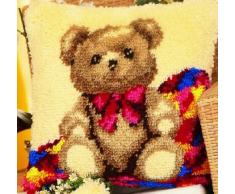 Vervaco Knüpfkissen mit Knüpfhaken, Multi Colored