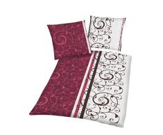 4-Teilig Microfaser Bettwäsche ESSENCE mit Reißverschluss 2x 135x200 Bettbezug + 2x 80x80 Kissenbezug