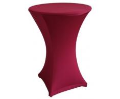 Stretch Stehtischhusse Stretchhusse Husse Stehtisch 80 cm bordeaux