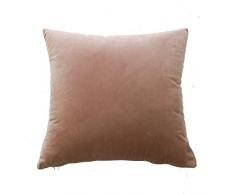 FeiliandaJJ , Kissenbezug 45x45cm,Kissenhülle Christmas Decorative Pillowcases Einfarbig Samt Sofa Bed Home deko Pillows Cover Super weich Taille Wurf Kissenbezüge (J)
