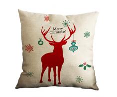 Nunubee Kissenbezug Dekokissen Fall Startseite Sofa Kissenbezug Weihnachten Stil 2