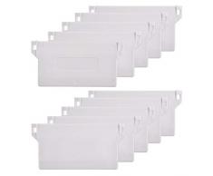 MUCHEN SHOP Lamellenvorhänge Beschwerungsplatten,10 Stück Lamellenvorhang Ersatzteile Zubehör Gewichte für Vertikaljalousie Vorhang fur Vertikaljalousien Gewichten Lamellen 89mm Weiß