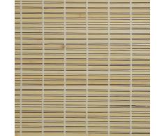 Easy-Shadow Hochwertiges Holzrollo Holz-Rollo mit Seitenzug 160 x 170 cm / 160x170 cm in der Farbe natur - Bambus Holz Rollo für Fenster und Tür - Bedienseite rechts