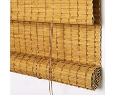 Bewinch Bambusrollo, Bambus-Jalousien, Staub- und Feuchtigkeits-Verdunkelung, Bambus-Vorhang, Größe kann angepasst werden, geeignet für Türen, Esszimmer, Küche, Wohnzimmer, Hotel, a, 70X200CM