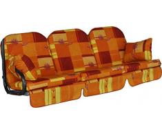 Angerer 1018/193 Deluxe-Schaukelauflage, 3-Sitzer Design Toledo, terra