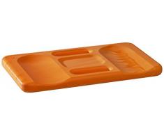 Kronen Hansa Kniekissen Ergo-Soft Mat, orange mit ergonomischer Formgebung, praktischer Tragegriff, 24 x 44 cm groß, 30 mm stark, 367190