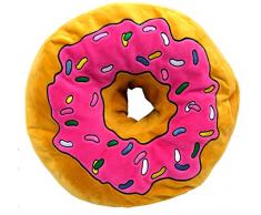 Brigamo 16840 - XXL Plüsch Donut Kissen, Kuschelkissen extra dick und extra flauschig