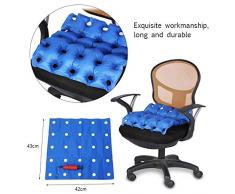 BPHMC PVC Luftpolster Aufblasbare Sitzkissen Anti Dekubitus Dekubitus Stuhl Pad Medizinische Rollstuhl Matte Home Office Sitzkissen + Pumpe
