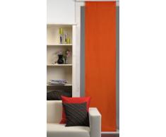 Schiebegardine Schiebevorhang Franziska lichtdurchlässig ca.60x245 cm Flächenvorhang Vorhang Gardine #286 (orange)
