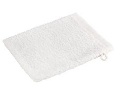 ZOLLNER® 10er-Set Waschlappen / Waschhandschuhe weiß, direkt vom Hotelwäschespezialisten, Serie Amalfi