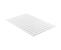 Anti-Rutsch Streifen für Treppen, 17 Stück transparent, selbstklebend