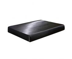 Enjoygoeu Spannbettlaken Bettlaken Spannbetttuch Satin Seide Schwarz Bettwäsche Superweich Schlafzimmer (Schwarz, 180 x 200 cm)