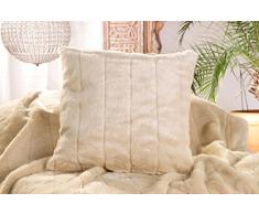 Fellkissen Webpelz Nerz Creme
