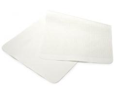 biberna 809504/001/140 Noppenunterlage-Matratzenschoner - Atmungsaktiv, nach Öko-Tex Standard 100, ca. 90 x 190 cm bis 100 x 200 cm, Farbe: weiß