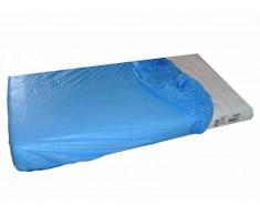 Matratzenschonbezug CPE Matratzenschoner 50er Set (= 50 Stück) Matratzenschonbezüge wasserdicht blau 90x210cm 20my Org. Tiga-Med