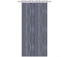 Arsvita Fadenvorhang Metallik-Optik mit Ösen, Türvorhang 140x250cm (Silber)