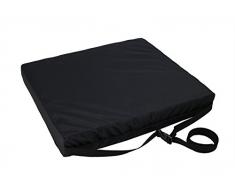 ObboMed SU-2648 Orthopädisches Dichtes Gedächtnis-Schaum Rollstuhl-Kissen für Dekubitus-Geschwür-Verhinderung, Ischias-Schmerz, pelvinischer Druck, Steißbein-Druck-Entlastung - 40.5 x 45.7 x 7.5 cm