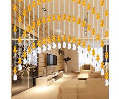 ZYCLSSRV Crystal perlenvorhang,Dekorative tür zeichenfolge Vorhang perlen-A 0.8m