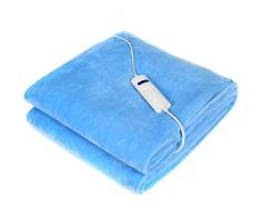 Syntrox Germany XXL extra große, besonders kuschlige 160 Watt elektrische Heizdecke HD-160W Fairbanks 180x130 cm mit 6 Temperaturstufen Wärmeunterbett Wärmedecke Kuscheldecke