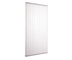 Ventanara Lamellenvorhang weiß Vertikaljalousie 89mm inklusive Montagematerial 100 x 250 cm