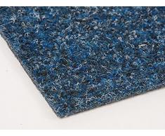 Nadelfilz Nadelvlies MERLIN - Dunkelblau - 2,00m x 2,00m | Premium Objekt-Qualität | 9 Farben | B1-Zertifikat | GUT-Siegel | 2,00m Breit | 1.090 g/m² | Teppichboden | Bodenbelag | Büro | strapazierfähige Auslegware