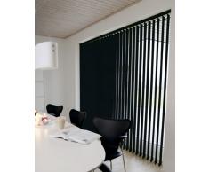 Unbekannt Lamellenvorhang/Vertikalanlage Eclipse ~ Farbe: schwarz ~ (BxH): 100x250 cm ~ Vertikaljalousie ~ Lamellenbreite: 89mm - verdunkelnd