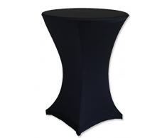 Stehtischusse Stretch schwarz 80 cm Stretchhusse Husse