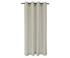 Kutti Ösenschal Metis 100% Leinen Blickdicht Vorhang Gardine Linen (Natur) Breite 140 * Höhe 245 cm