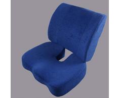 Sitzkissen Orthopädisch Und Lordosekissen Set, Für Auto, Büro, Rollstuhl, Hochwertiges Memory Foam Stuhlkissen, Ischias Schmerzlinderung