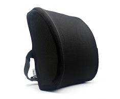 Valuetom Prämie Gedächtnis Schaum Lendenkissen 3D Mesh Lendenwirbelsäule Stützkissen, Rückenstütze für Auto, Büro und Zuhause
