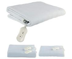 Maxstore XXL Wärmeunterbett, 190x80cm BZW 180x150cm, WASCHBAR, TÜV SÜD GS, 4 Stufen, 25-60°C, schadstoffgeprüft, Überhitzungsschutz, Heizdecke Wärmedecke