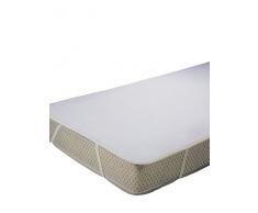 Bierbaum wasserdichter Matratzenschoner Molton-Betteinlage Premium, beidseitig 100% Baumwolle, weiß, Made in Germany, 140x200 cm, 1 stück