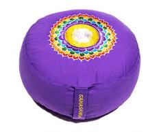 Yogakissen Glückssitz Chakra Classic, violett / 7. Chakra Kronen-Chakra (Sahasrara)