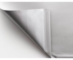 GARDUNA Thermo-Rollo - Smartfix - Klemmfix - ohne bohren / weiss / beige / grau / blau - 60 / 70 / 80 / 90 / 100 cm breit - komplett verdunkelnd + Silberbeschichtung (grau/80)