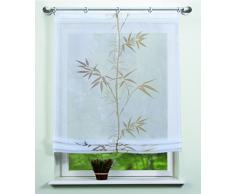 Digital bedrucktes Raffrollo Agira BxH 120x140cm | Raffgardine mit Motiv: Bambus