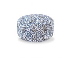 Lotuscrafts Yogakissen Meditationskissen Rund Lotus - Sitzhöhe 15cm - Waschbarer Bezug aus Baumwolle - Yoga Sitzkissen mit Dinkelfüllung - GOTS Zertifiziert (Mehera Shaw Edition)