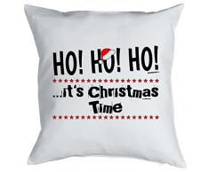 Happy Kissen mit Füllung für Weihnachten: Ho! Ho! Ho! It´s Christmas Time - Goodman Design ®