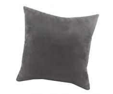 joyMerit Sofa Dekokissen Abdeckung Samt Volltonfarbe Kissenbezug 18 X 18 Zoll / 24 X - Grau-45x45cm