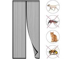 LTJY Fliegengitter Magnet-Lamellenvorhang Magnetvorhang Türvorhang Insektenschutz Vorhang ideal für die Balkontür oder Terrassentür,90 * 210cm