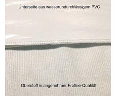 Comfort Matratzenschoner Hygiene Matratzenauflage wasserdicht - 140 x 70 cm für Babybett - hautsympathisch 80% Baumwolle - Frottee Bettbezug Schonbezug Matratzenschutz Typ310