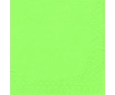 Papstar 81656 250 Servietten, 3-lagig 1/4-Falz 33 x 33 cm apfelgrün