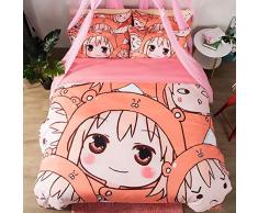 LJLis Bettwäsche-Sets Anthrazit Microfaser Wendebettwäsche Set Bettbezug mit Reißverschluss und 2 Kissenbezüge,Nicht verblassen,Twin